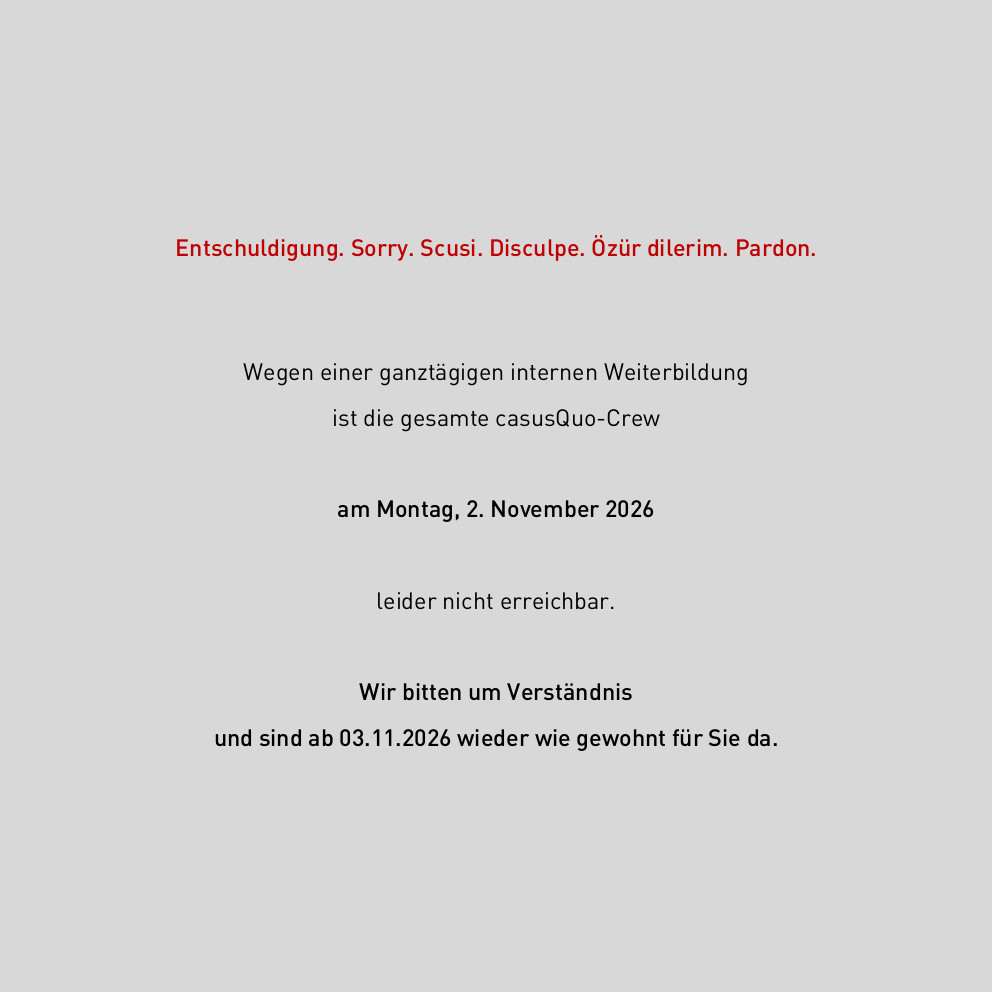 Entschuldigung